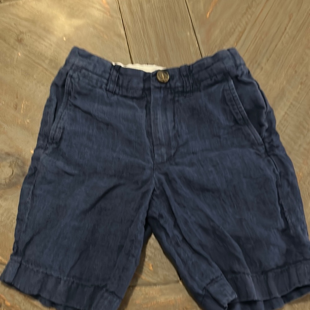 Crewcuts linen shorts, size 6